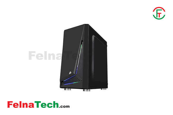 1st Player R2 Mid Tower Black Micro-ATX Gaming Desktop Casing