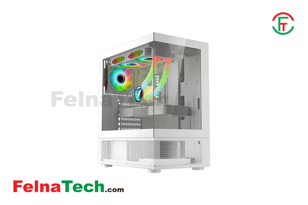 1STPLAYER Mi7-A White ATX ARGB Gaming Case
