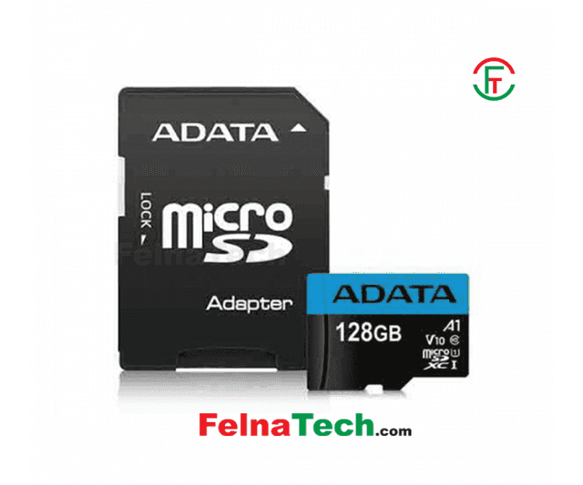Adata 128GB Micro SD Class-10 (SDXC-UHX-I) Memory Card With Adapter