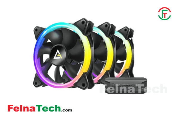 Antec Neon 120 ARGB 3 in 1 Pack Casing Fan with Controller