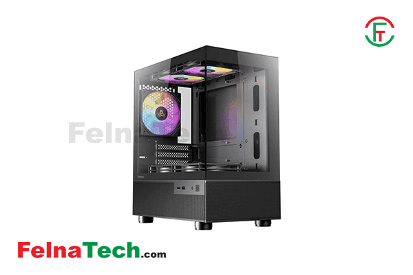 Antec CX200M RGB ELITE Full-View Mini-Tower Gaming Casing