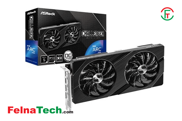 ASRock Intel Arc A580 Challenger 8GB OC GDDR6 Graphics Card