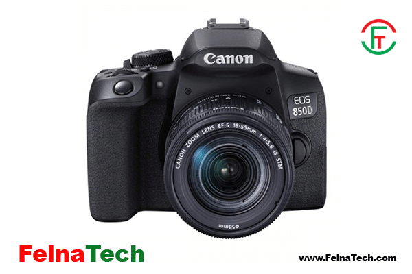 Canon EOS 850D 24.1 MP With 18-55mm IS STM Lens 4K UHD WI-FI Touchscreen DSLR Camera