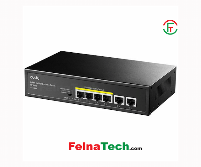 Cudy FS1006P 6-Port 10/100M PoE Switch