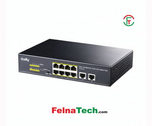 Cudy FS1010P 8 Port PoE Unmanaged Switch