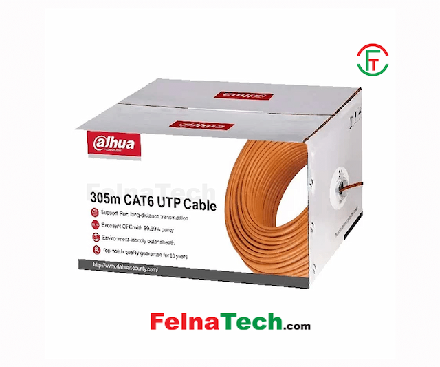 Dahua DH-PFM920I-6UN-C CAT6 305 Meter UTP Cable Full Box