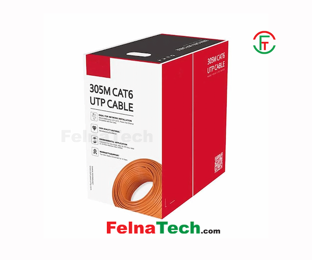 Dahua PFM922I-6UN-C CAT6 305 Meter UTP Cable -Orange