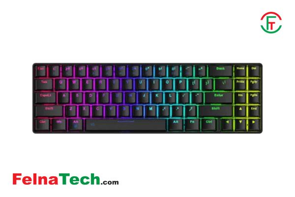 Dareu EK871 GTR RGB Hot Swappable Wireless Switch Mechanical Keyboard