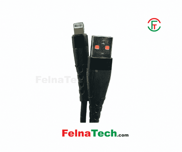 Data Cable Denmen D57L Lightning 2.4A 1m