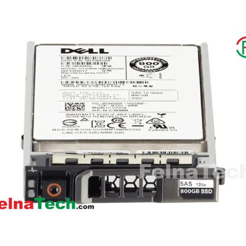 Dell 800GB SAS MU 12Gbps 2.5" Hot-Plug SSD