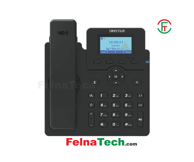 DINSTAR C60U-W Wi-Fi IP Phone with POE & Without Adapter