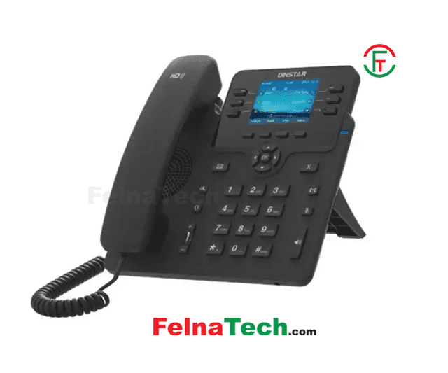 DINSTAR C63GP Color Screen IP Phone with POE & With Adapter