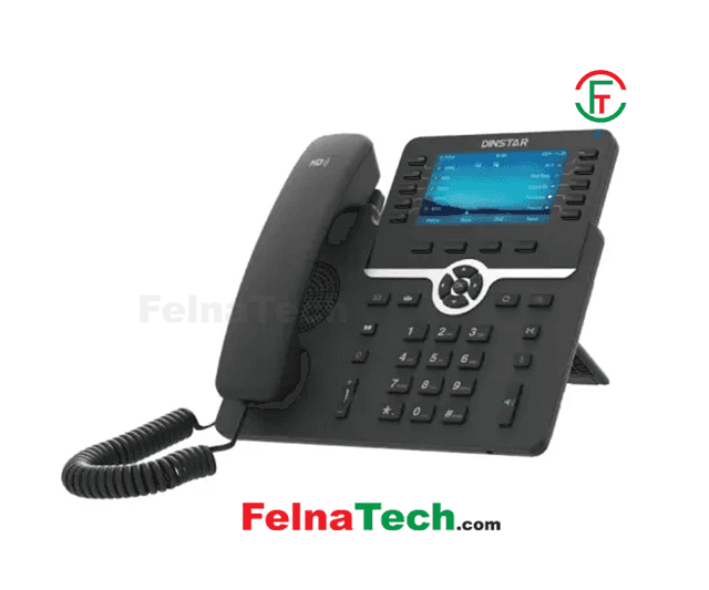 DINSTAR C66GP High-end Business SIP Phone with POE & With Ad
