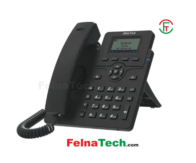 DINSTAR C60SP Entry Level IP Phone with POE Without Adapter