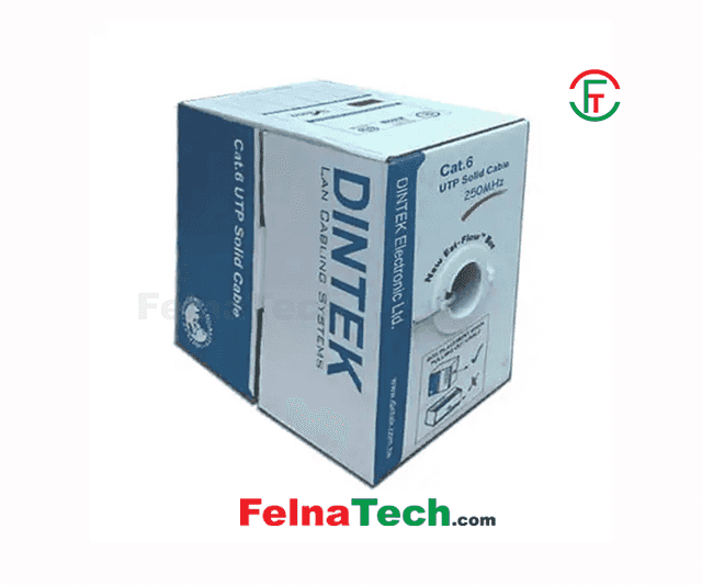 Dintek 1101-04007CH 305 Meter Cat6 23AWG UTP Solid Cable