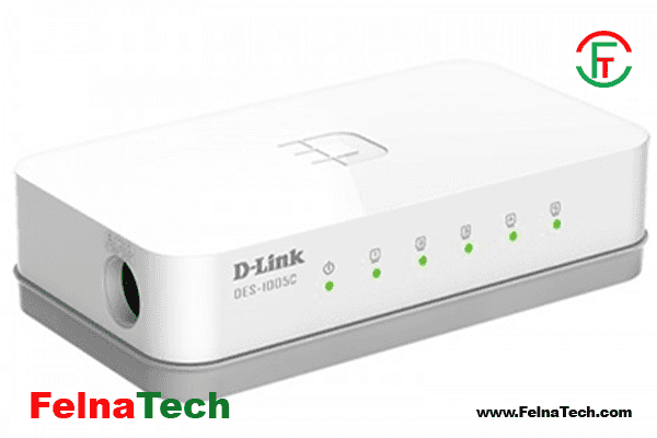 Dlink DES-1005C 5 Port 10/100M Unmanaged Desktop Switch