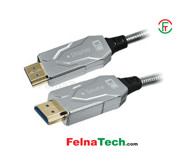 Dtech DT-HF8015K 8K 15M HDMI to HDMI Armor Fiber Optic Cable