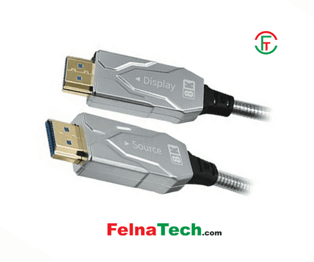 DTECH DT-HF8050K 8K 50 meter HDMI Fiber Optic Armord Cable