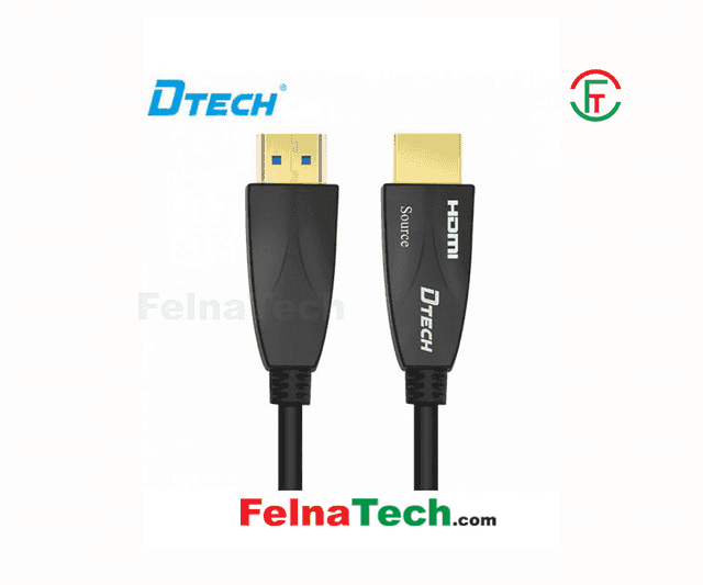 Dtech DT-HF2100 100m HDMI To HDMI Fiber Optic Cable