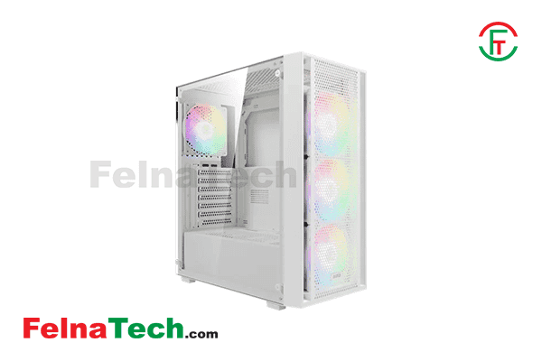 Gamdias AURA GC2 ELITE WH Perforated RGB Mid-Tower Casing