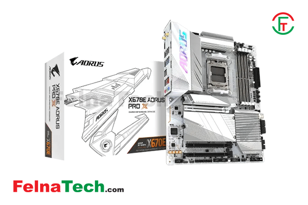 GIGABYTE X670E AORUS PRO X DDR5 AM5 ATX Motherboard