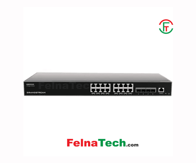 Grandstream GWN7812P 16 Port Layer 3 Gigabit Managed PoE Switch