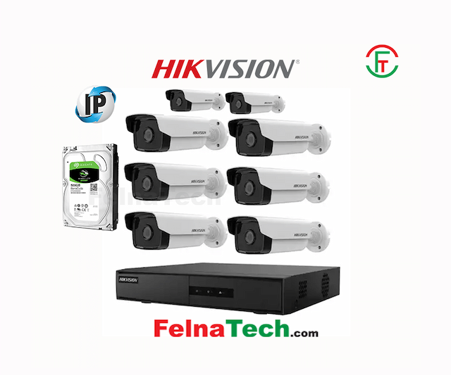 HIKVISION 8 Camera IP CCTV Package