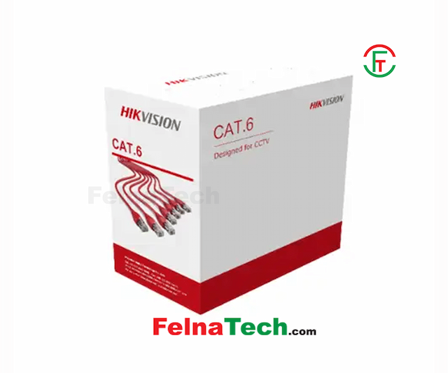 Hikvision DS-1LN6U-SC0 CAT6 305 Meter UTP Cable -Orange