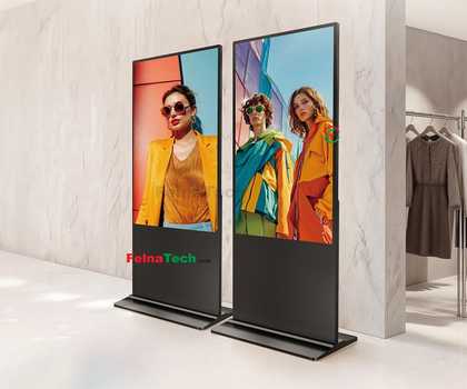 Hikvision 55-inch Touchable Slim Floor Standing Digital Signage