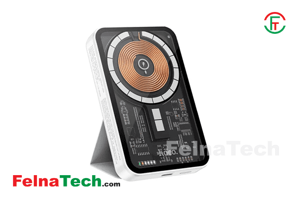 Hoco Q10 Transparent Magnetic 15W Wireless Power bank