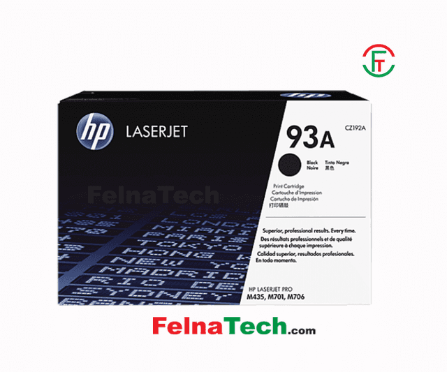 HP 93A Black Original LaserJet Toner for LJ M706N, 435NW
