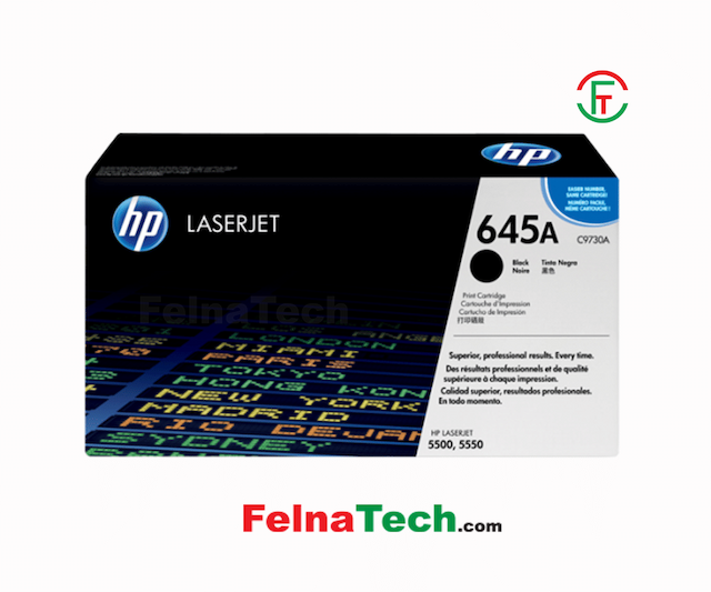 HP 645A Black Original LaserJet Toner Cartridge