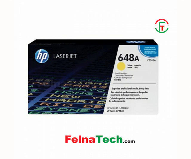HP 648A Yellow Original LaserJet Toner Cartridge