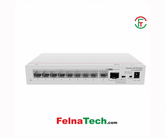 Huawei eKitEngine S110-8P2ST 8 Port Gigabit PoE Unmanaged Switch