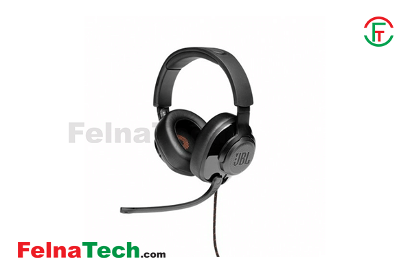 JBL Quantum 300 Wired Over-Ear Gaming Headphone with Flip-up Mic