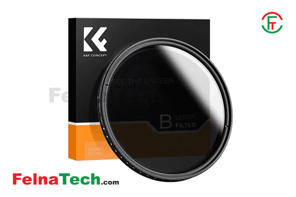 K&F Concept ND2-ND400 77mm Fader Slim Professional Variable Neutral Density Camera Lens Filter