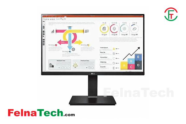 LG 24QP750-B 23.8 Inch QHD IPS Type-C Monitor