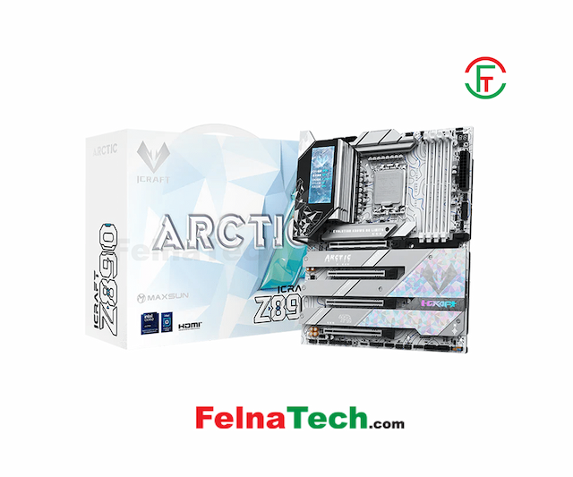 Maxsun iCraft Z890 Arctic Wi-Fi 7 DDR5 ATX Motherboard