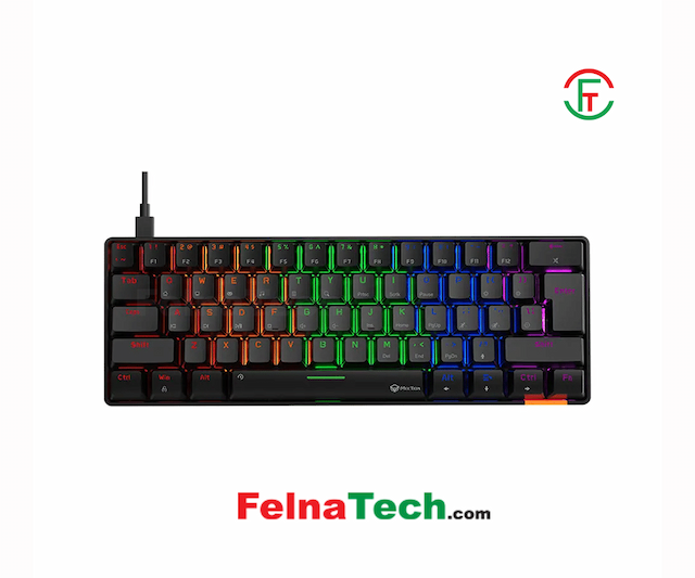 MeeTion MT-MK005BT Dual Mode Bluetooth 60 Gaming Keyboard