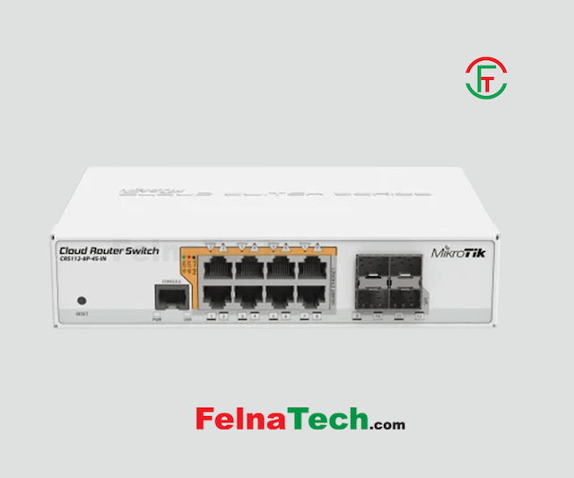 Mikrotik CRS112-8P-4S-IN 8 port Gigabit POE Smart Switch