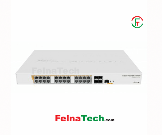 Mikrotik CRS328-24P-4S+RM 24 port Mountable Rack Switch