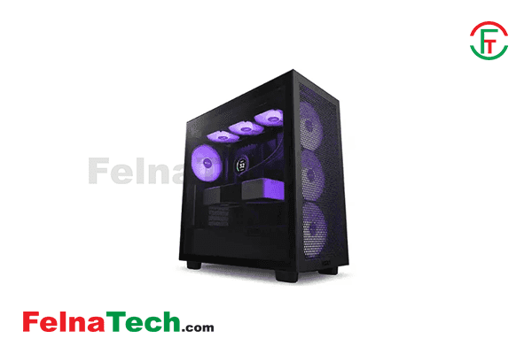 NZXT H7 Flow RGB ATX Mid-Tower Casing - Black