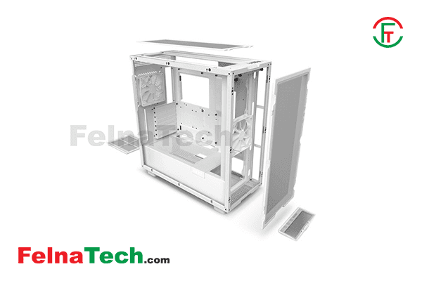 NZXT H7 Flow 2024 Edition Mid-Tower ATX Airflow Casing - White