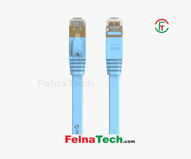 ORICO PUG-C7B 8 Meter CAT7 10000Mbps Flat Ethernet Cable