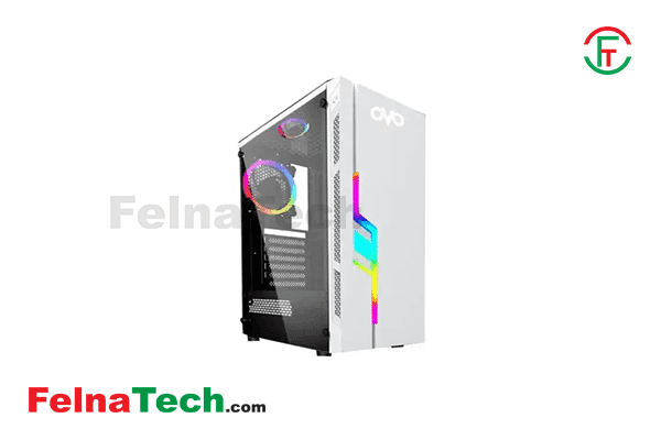 OVO JX188-7W Mid Tower RGB Gaming Case