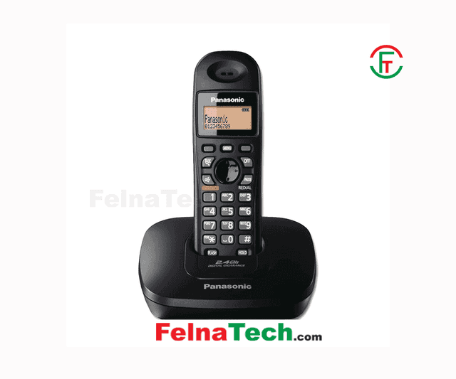 Panasonic KX-TG3611BXB Cordless Black Phone Set