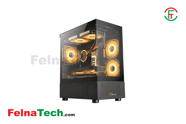 PC Power PG-H30 BK Sea View M-ATX Mid Tower Gaming Casing