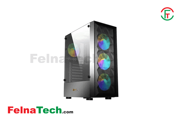 PC Power Wind Fury Mesh Mid Tower ATX Gaming Casing