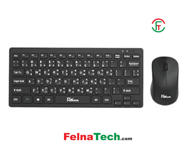 PC Power PCK226 PCM936 Wireless Keyboard & Mouse Combo