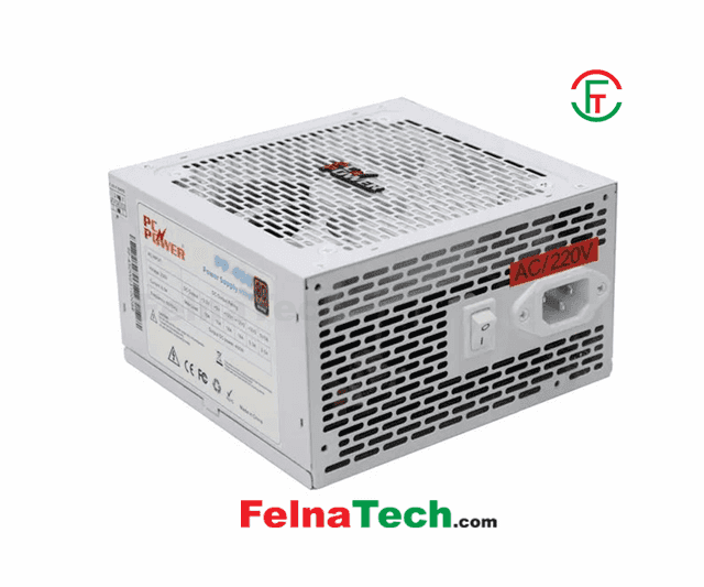 PC Power PP-400W White 400W 80+ Bronze Gaming Power Supply